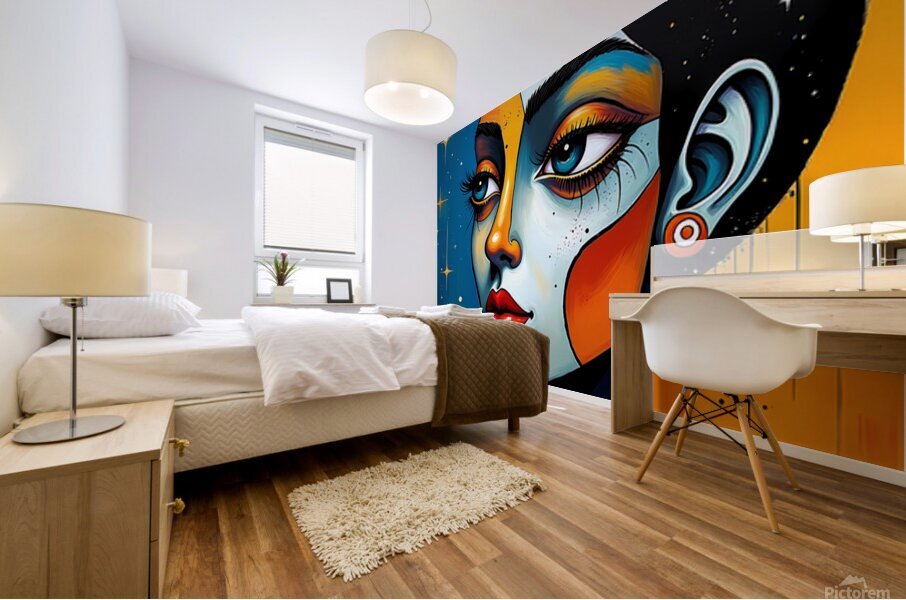 Harmonic Fracture  Mural print
