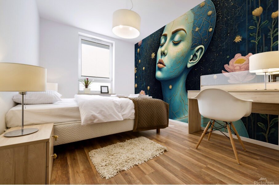 Biomechanical Art Mural print