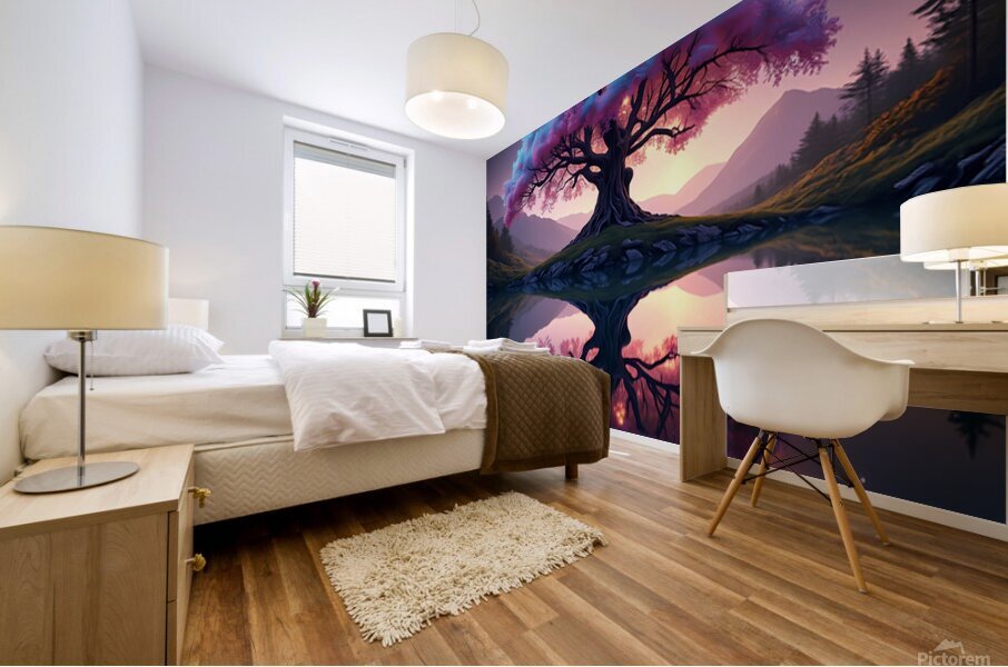The Nexus Tree Mural print