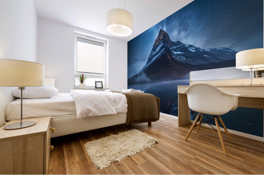 Auroras Reflection Mural print