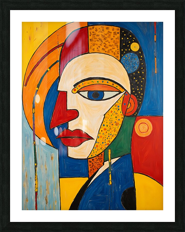 Fragmented Harmony  Picture Frame print