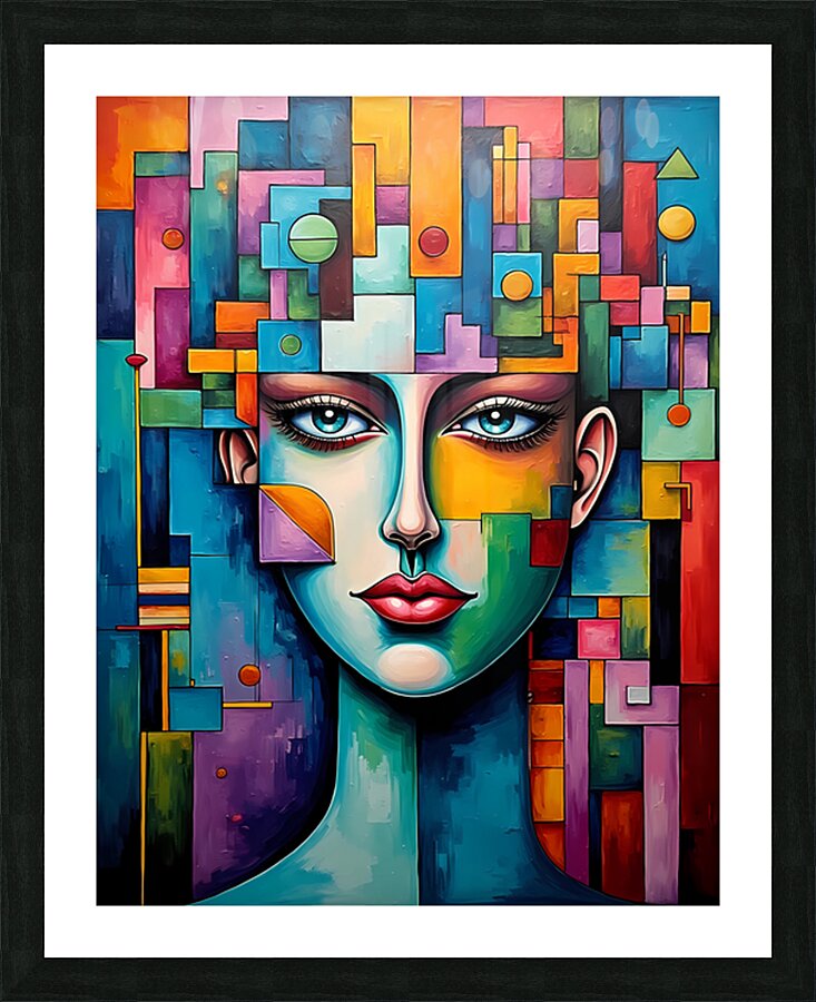 Abstract Identity Picture Frame print