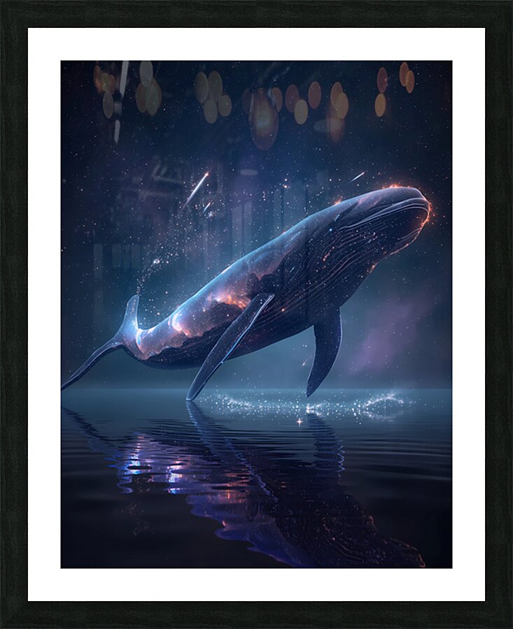 Galactic Ocean Picture Frame print