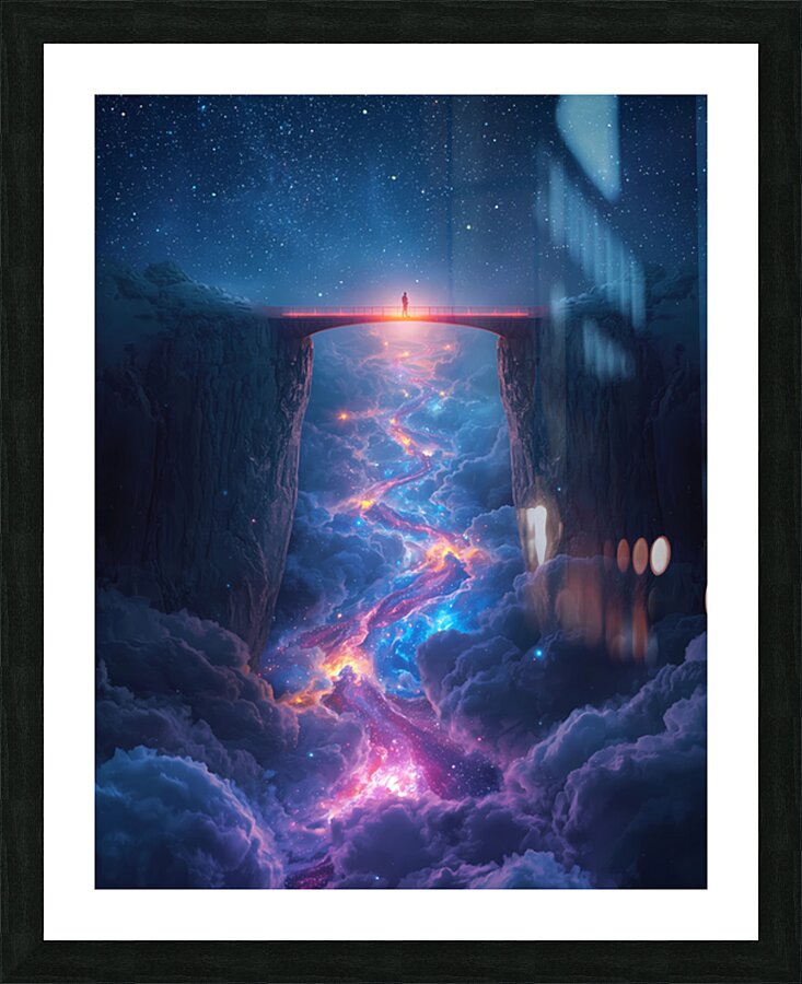 The Constellation Bridge Picture Frame print