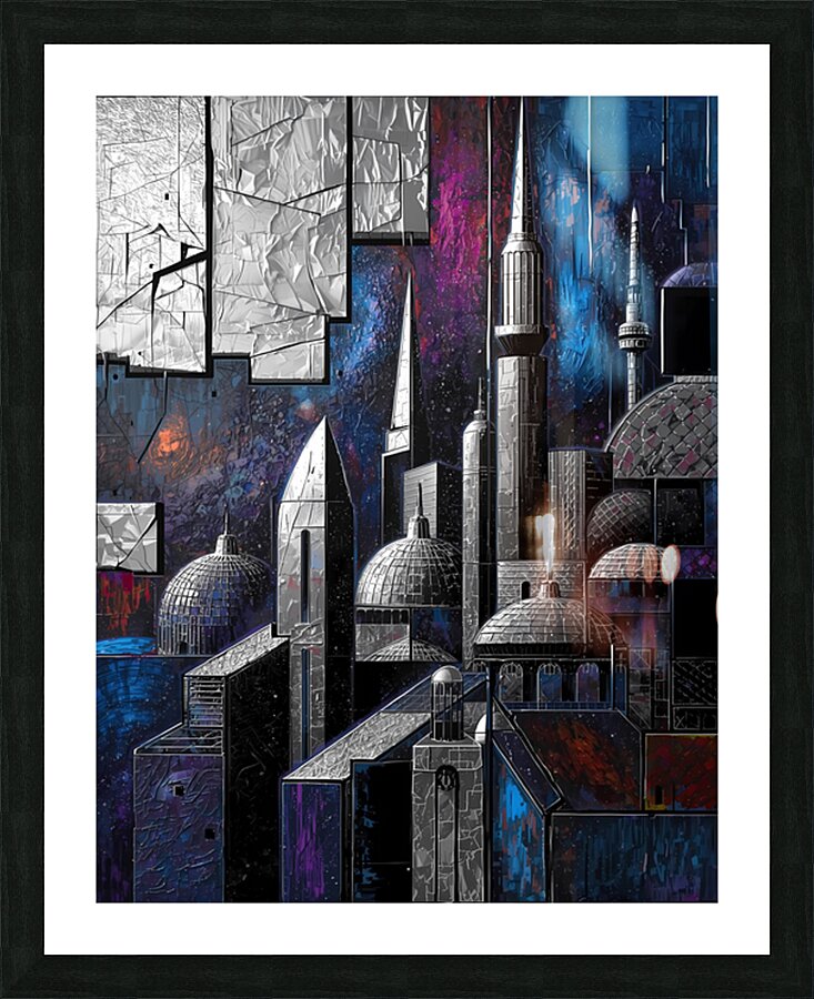 Celestial Citadel Picture Frame print