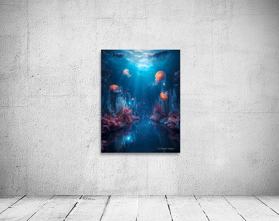 A Starry Ocean Floor Wall Preview