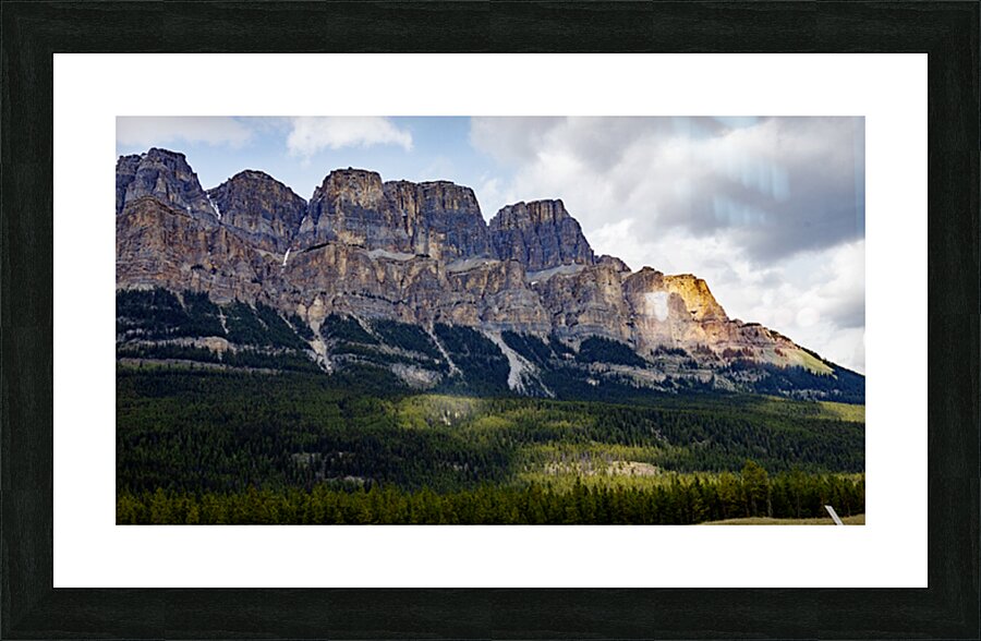 Castle Mt Picture Frame print