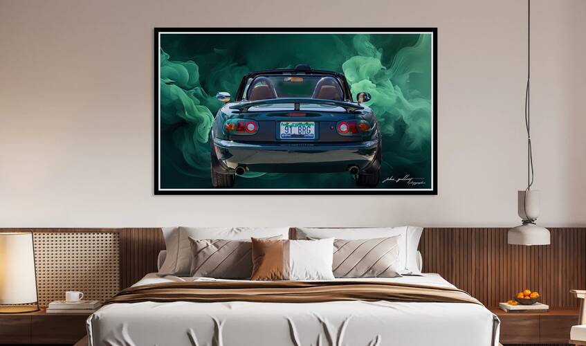 Miata smoke show Reproduction