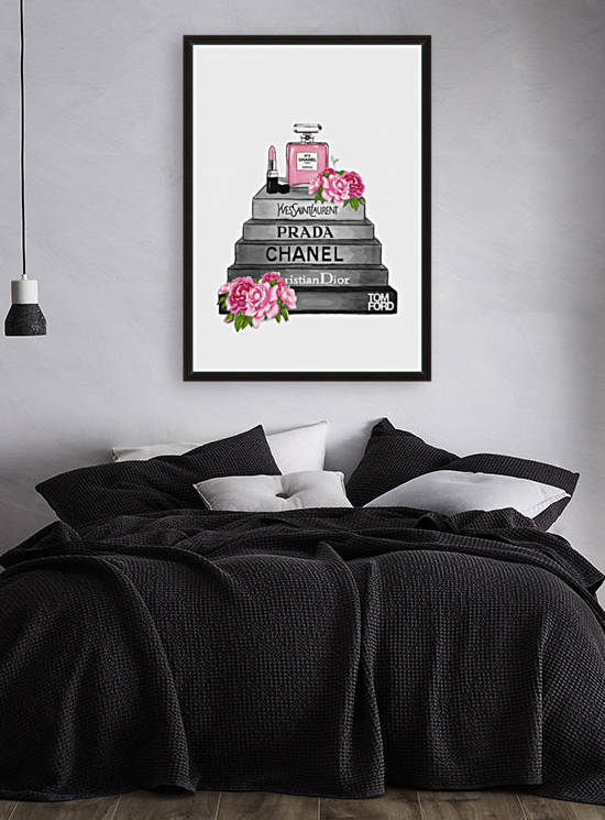 Bookstacks with Perfume  by dllara