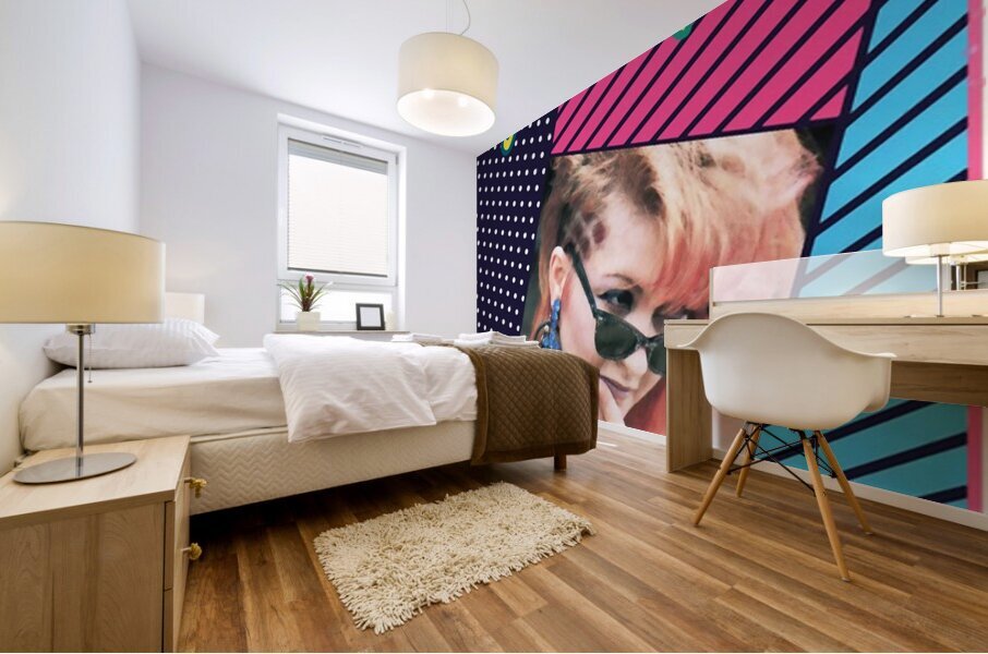 Cyndi Lauper 2 Mural print