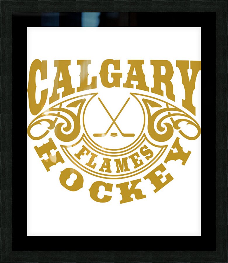 Calgary Flames 12 Picture Frame print