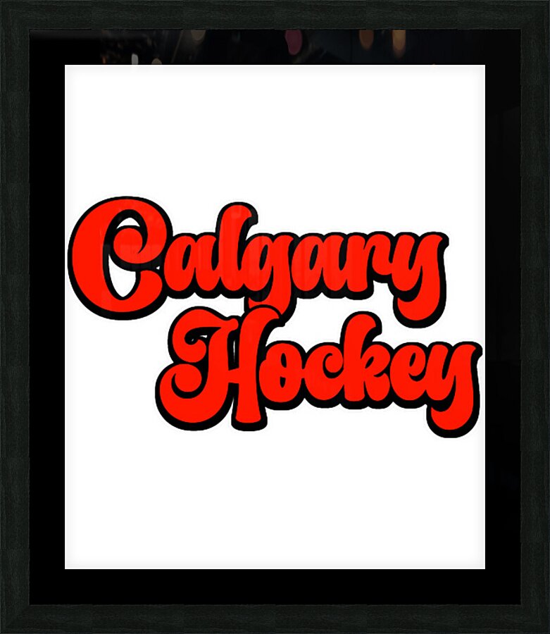 Calgary Flames 16 Picture Frame print