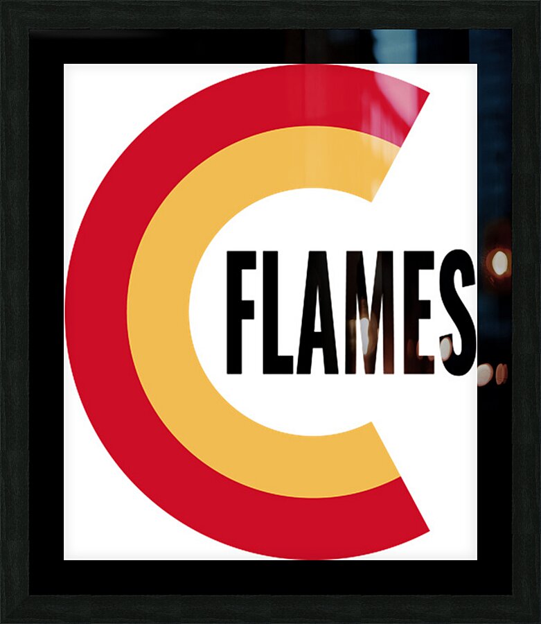 Calgary Flames 24 Picture Frame print