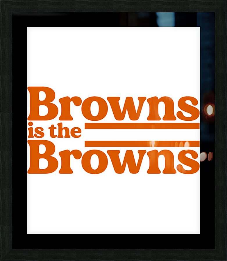 Cleveland Browns 21 Picture Frame print
