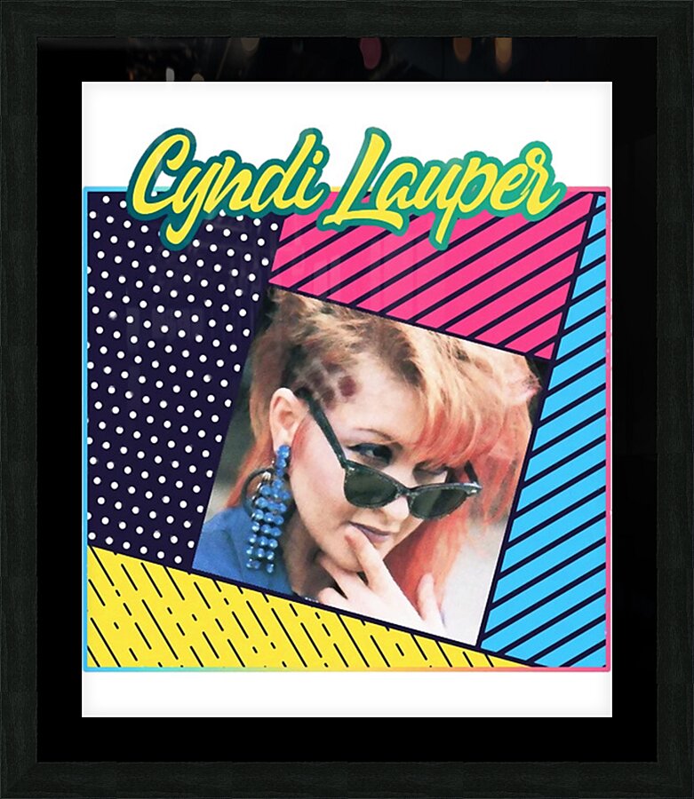 Cyndi Lauper 2 Picture Frame print