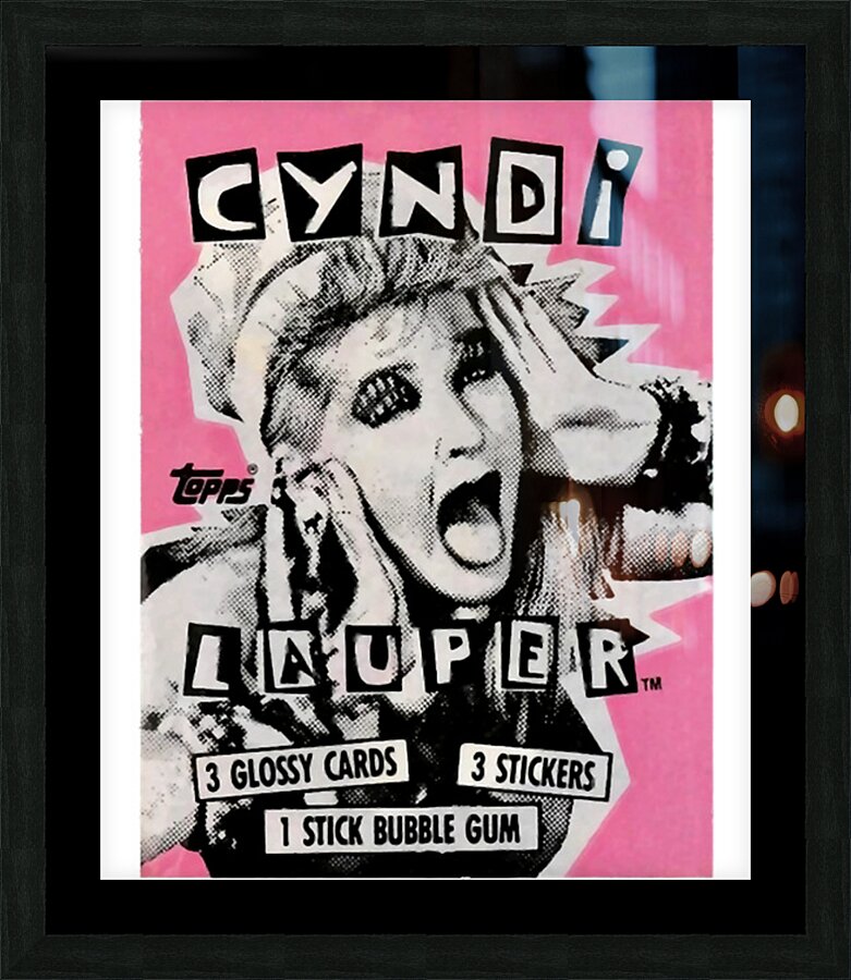 Cyndi Lauper 13 Picture Frame print