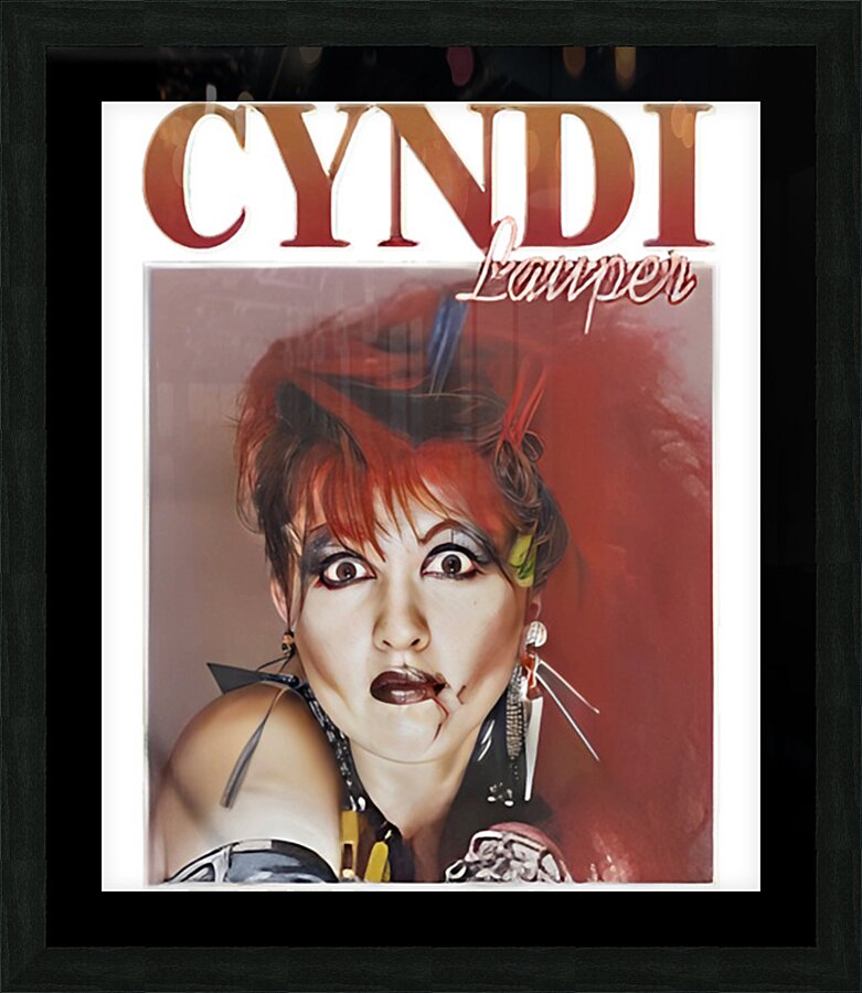 Cyndi Lauper 19 Picture Frame print