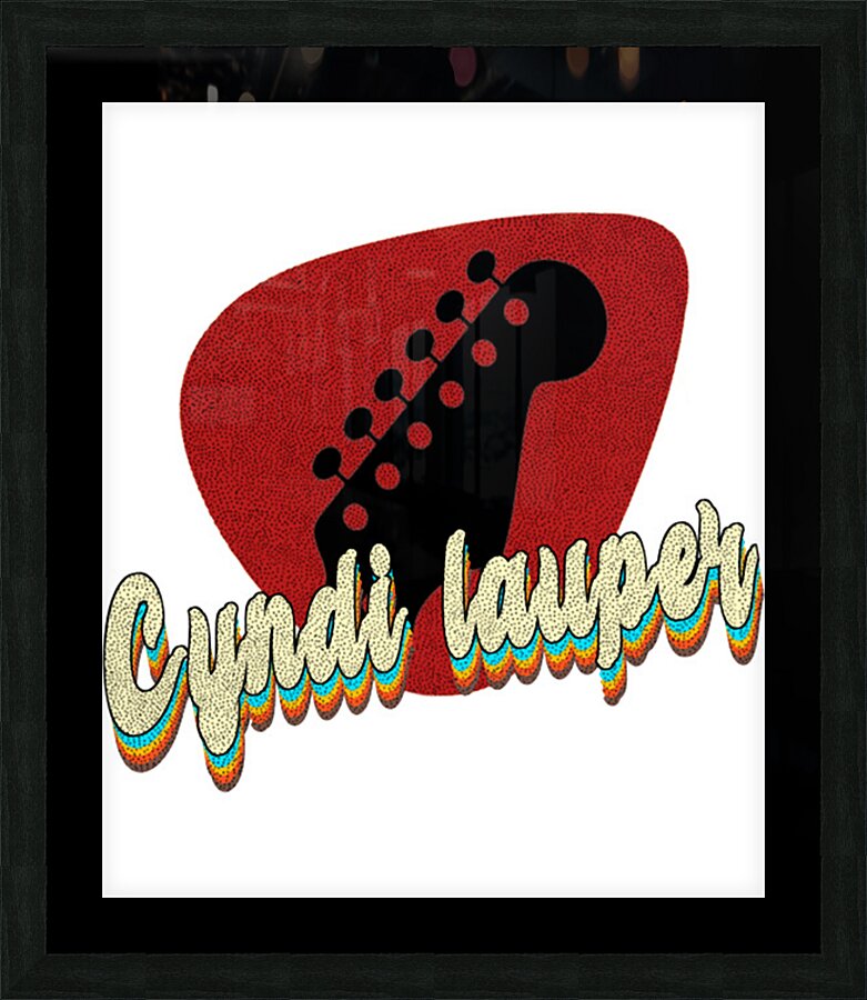Cyndi Lauper 20 Picture Frame print