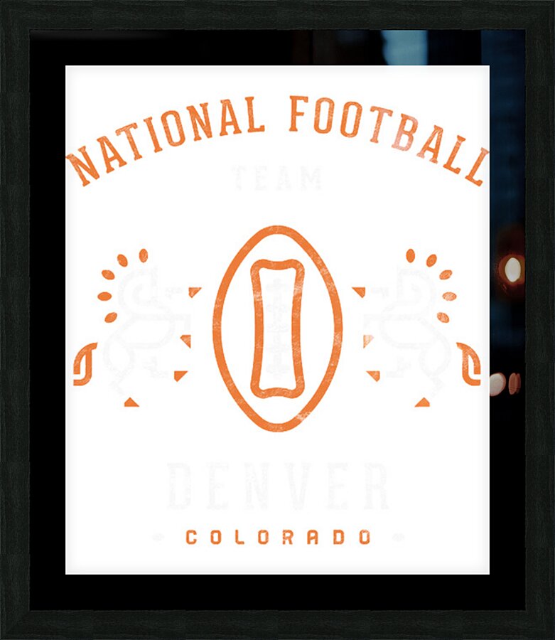 Denver Broncos 9 Picture Frame print