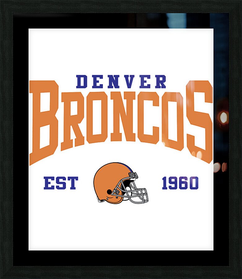 Denver Broncos 10 Picture Frame print
