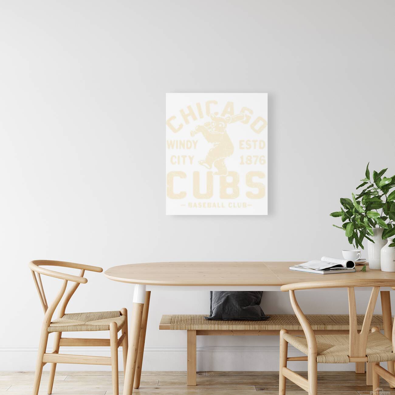 Chicago Cubs 15 Reproduction