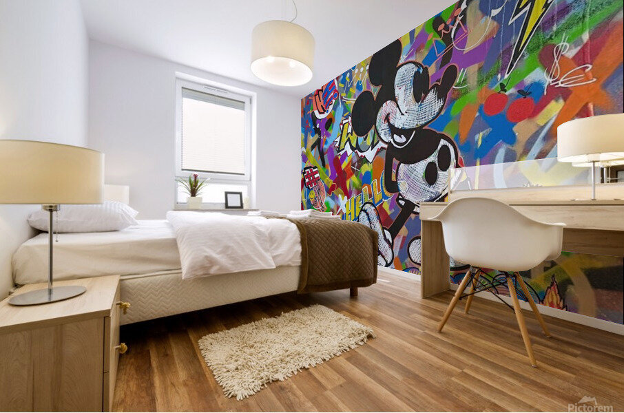 Happiness Mural print