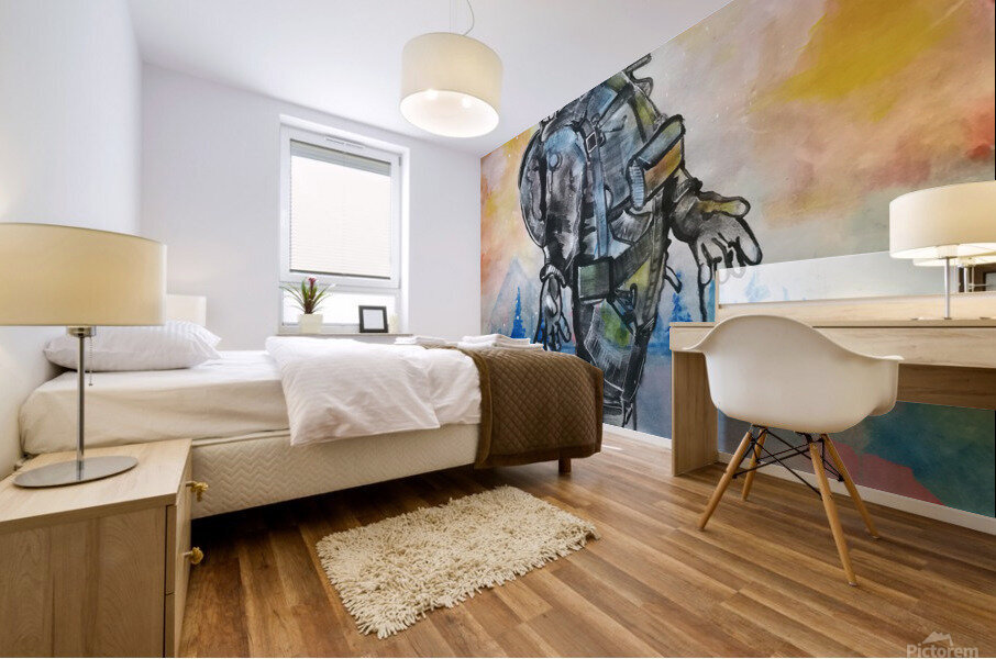 Gravity Mural print