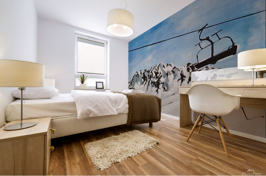 Mountain Mural print