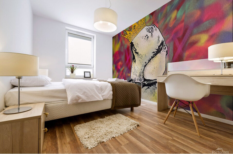 Space Dog Mural print