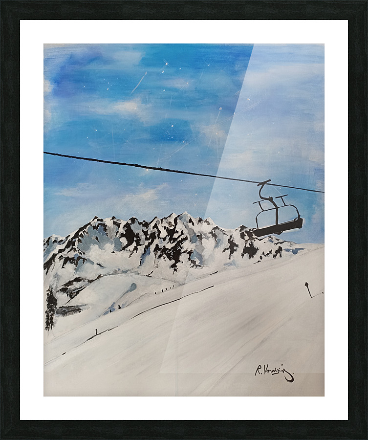 Mountain Picture Frame print
