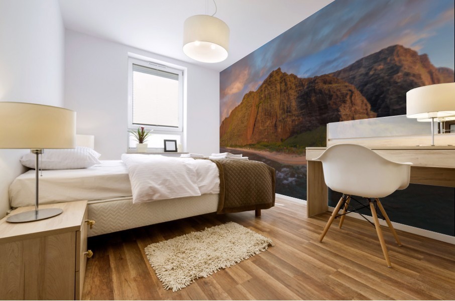 Milolii Beach Mural print
