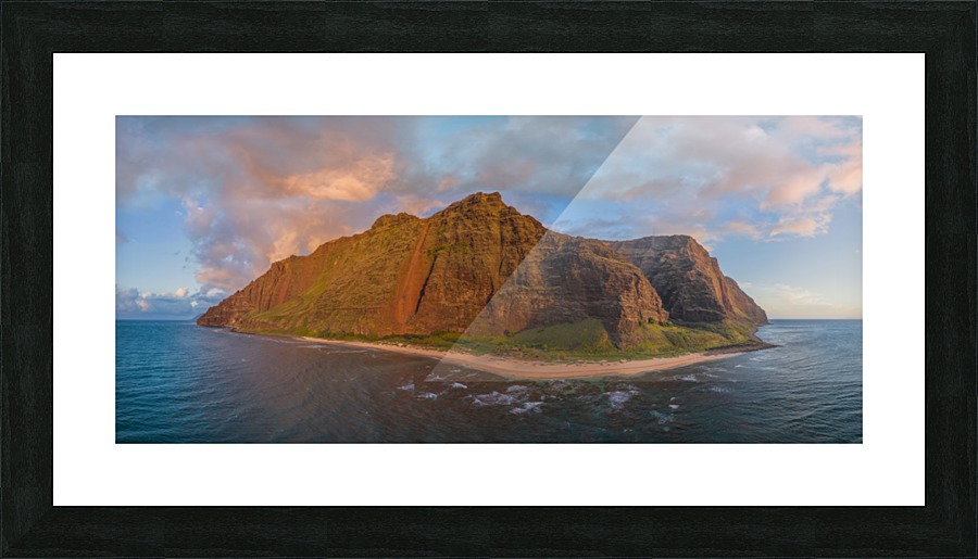 Milolii Beach Picture Frame print