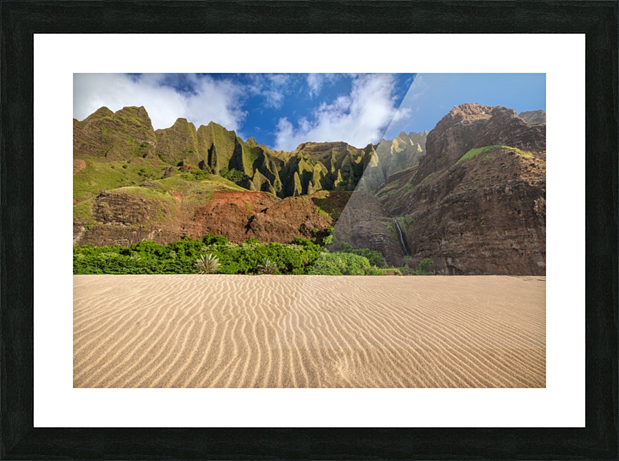 Kalalau Sand Picture Frame print