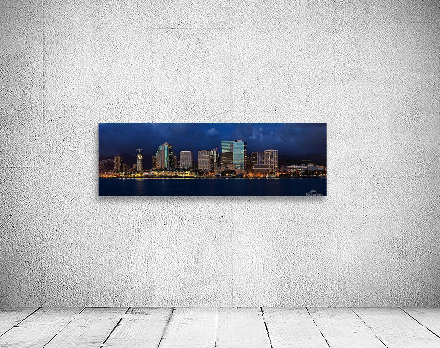 Honolulu Skyline Wall Preview