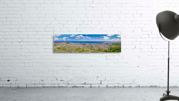 Behind Honolulu Panorama Wall Preview