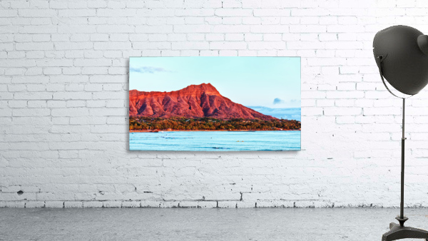 Diamond Head at sunset Wall Preview