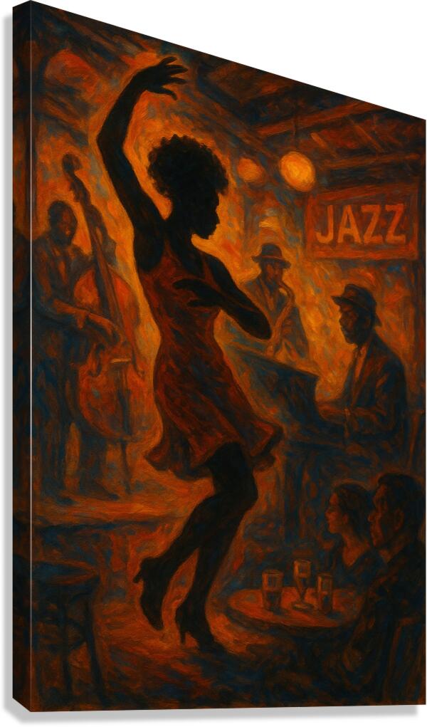 “Midnight Groove” Canvas Print
