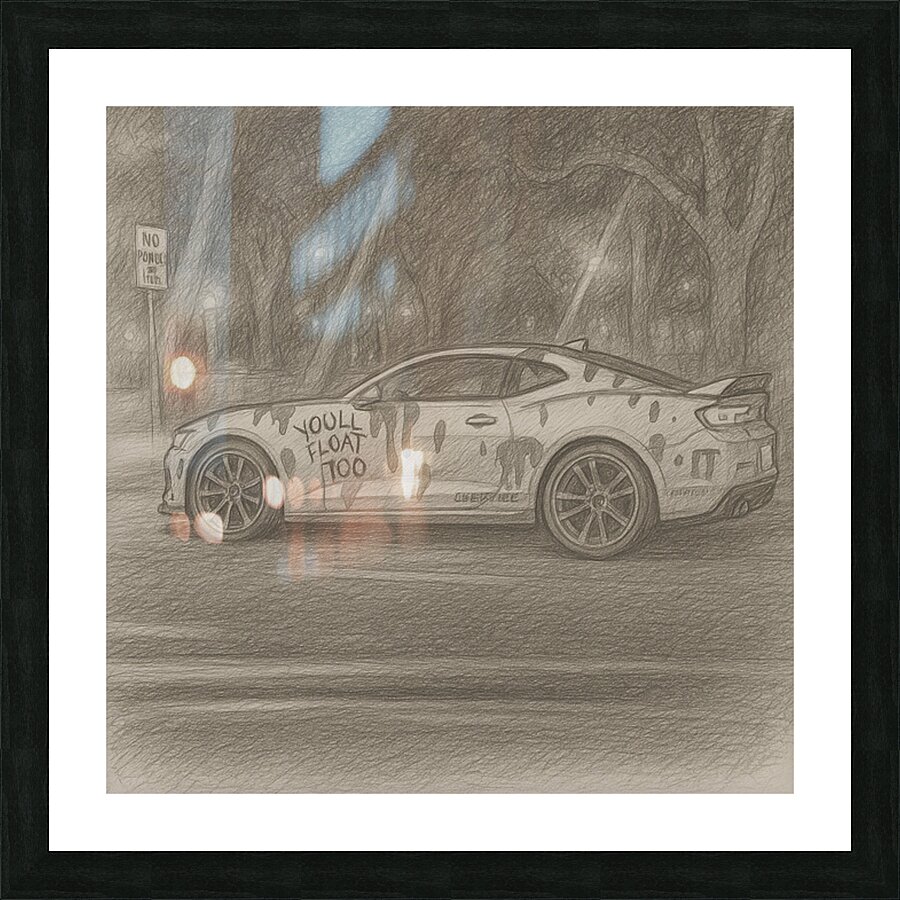 Hot Rod Picture Frame print