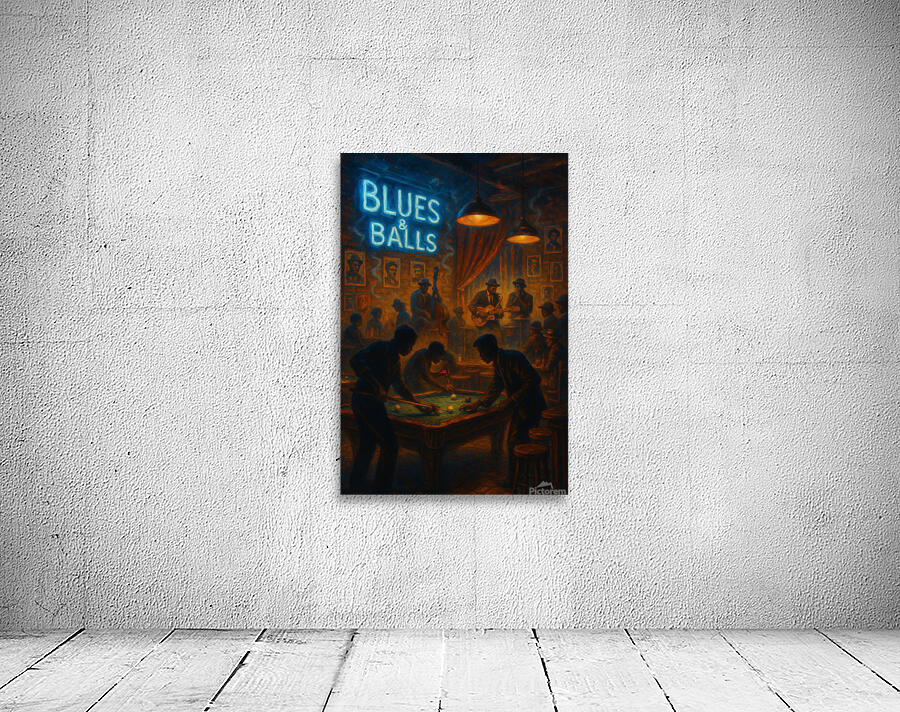  “Corner Pocket Blues” Wall Preview