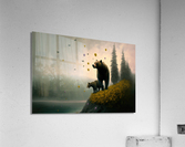 Bear and Cub Balloons Acrylic Print