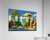 Small Town Street Acrylic Print