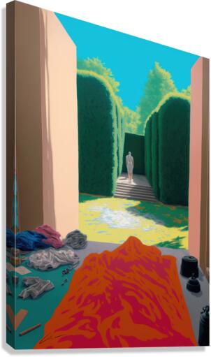 Rental Labyrinth Enterance Canvas Print