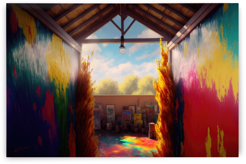 Inside Cornfield Studio by Christopher Rousseau Villella