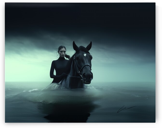 Aqua Equus:  Ice Cold Passage by Christopher Rousseau Villella