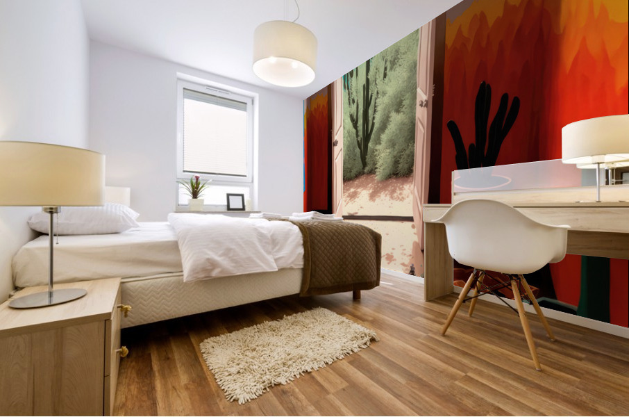 Desert Rental Mural print