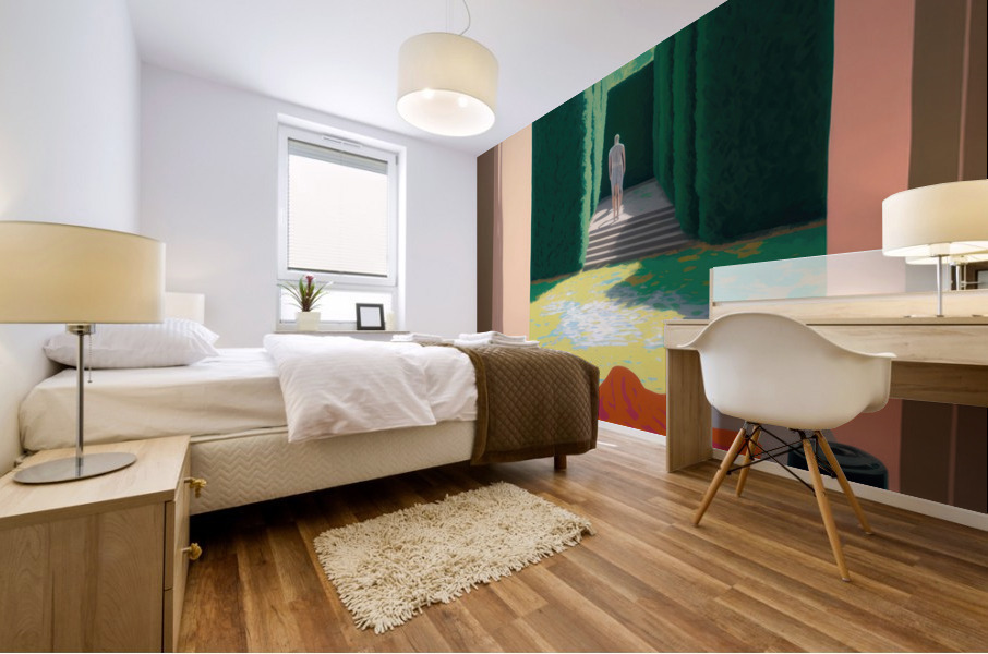 Rental Labyrinth Enterance Mural print