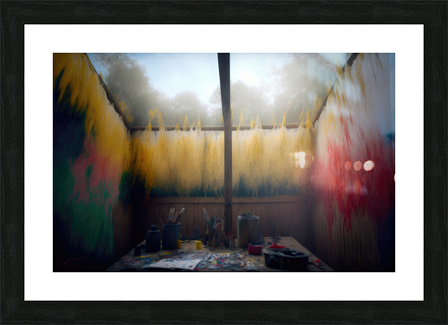 Corn Studio Skylight Picture Frame print