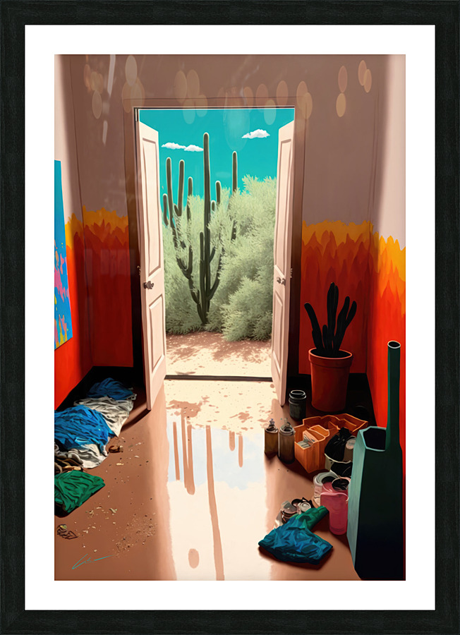 Desert Rental Picture Frame print
