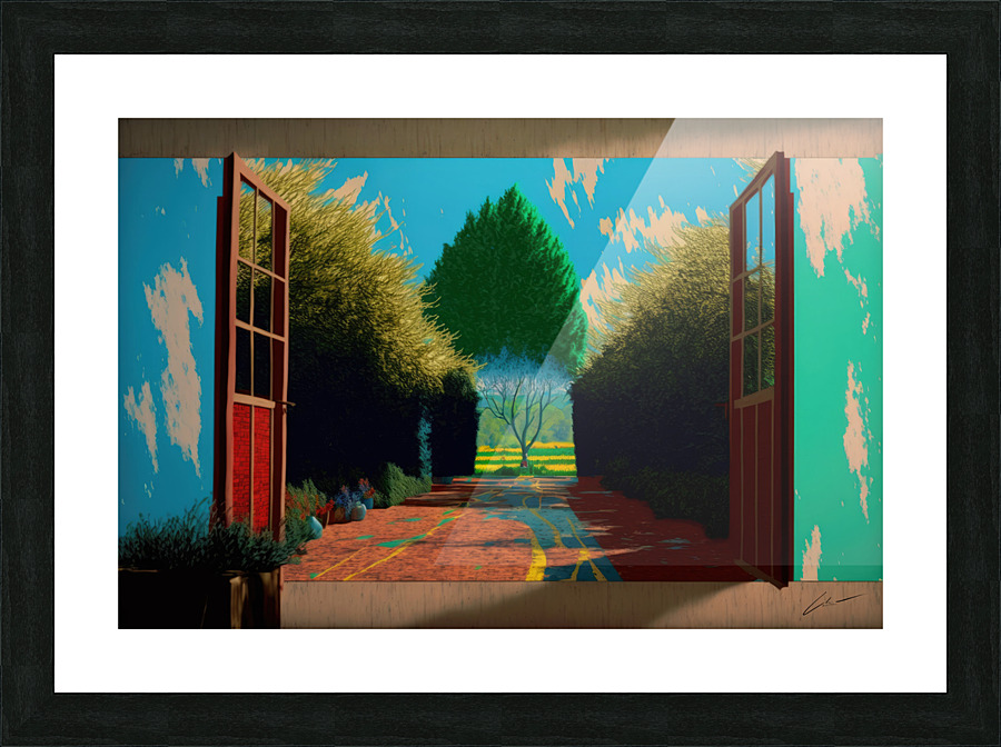 A Path 2 Picture Frame print