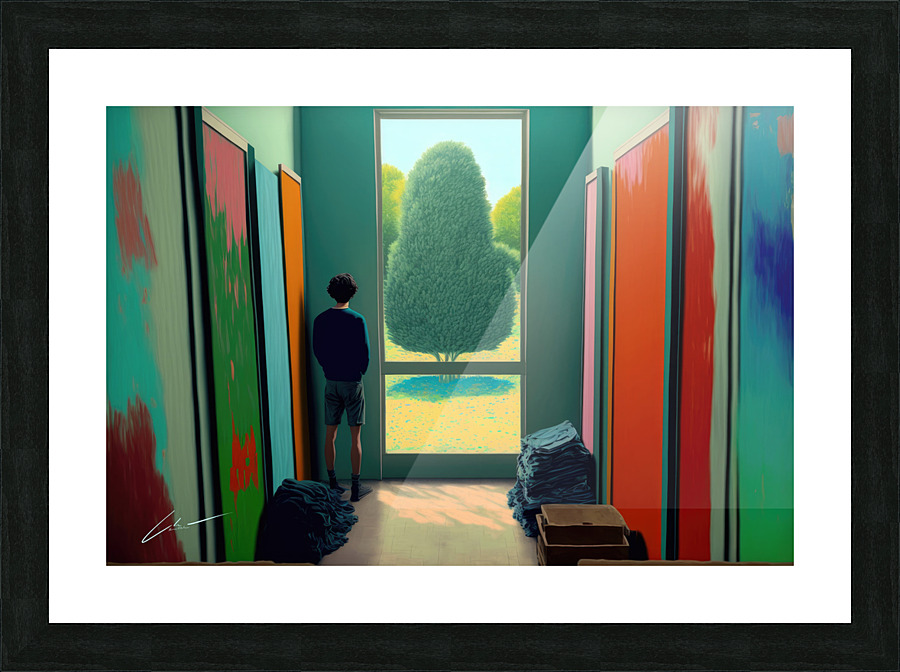 Laundry Day at Hostel Picture Frame print